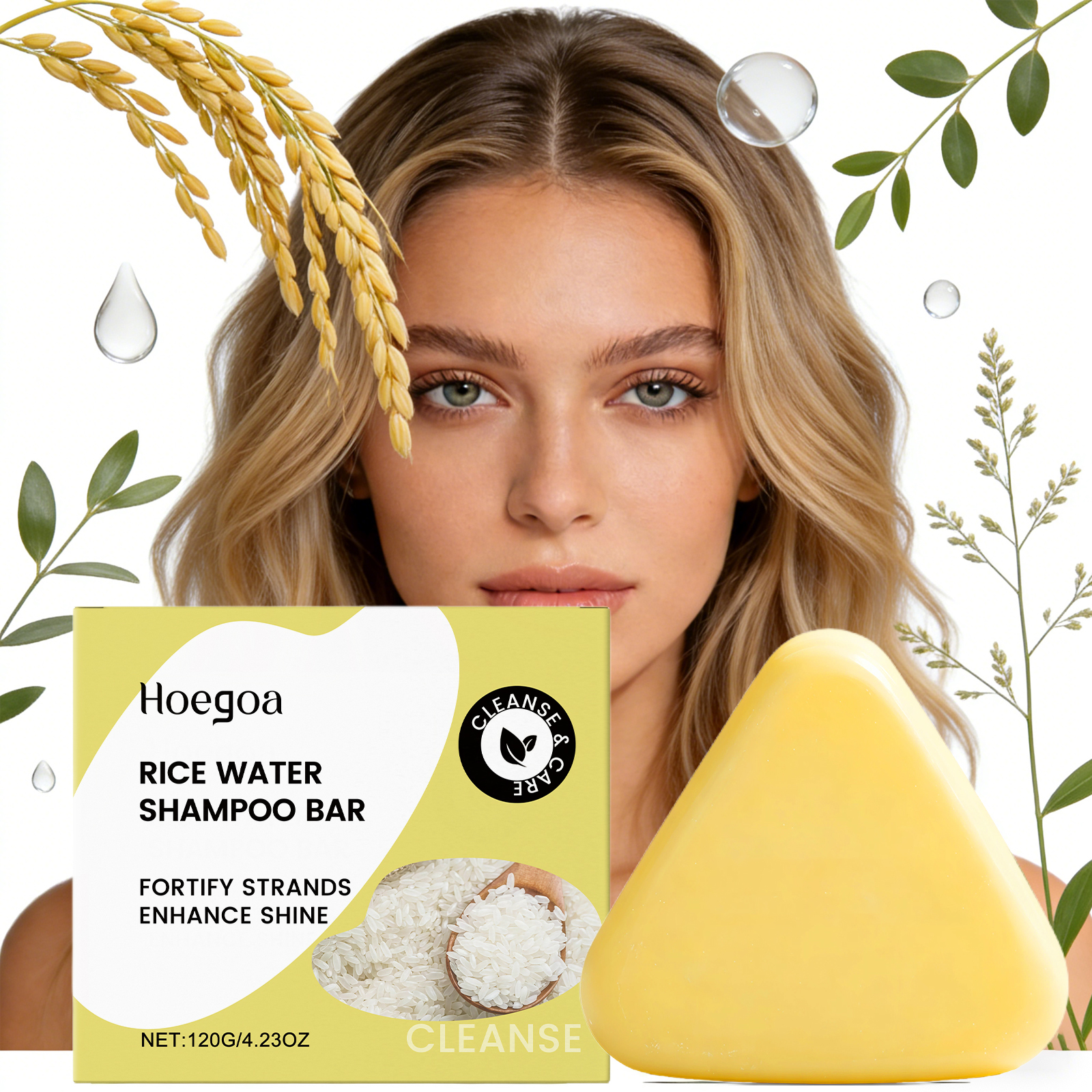 Rice Water Shampoo Bar Anti-Br - Hair Care With Rice Water avis et prix