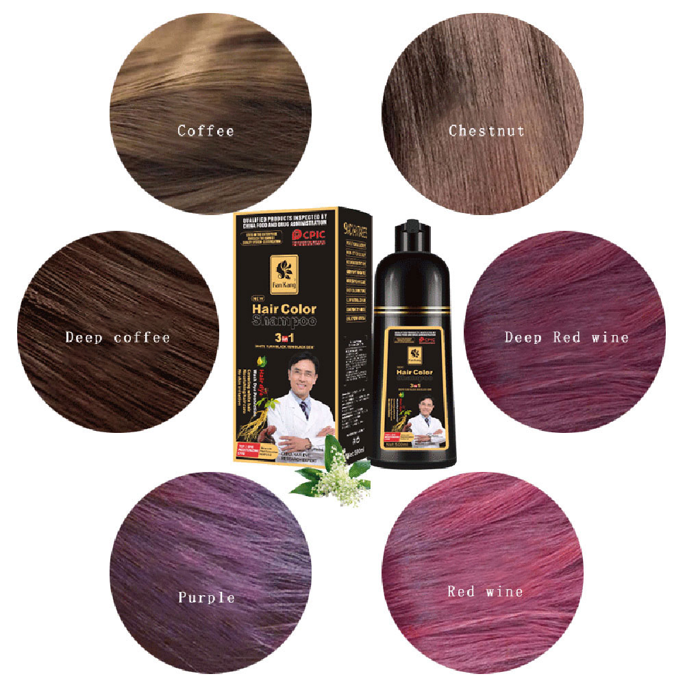 3 In 1 Instant Coloring Shampo - Hair Care Herbal avis et prix