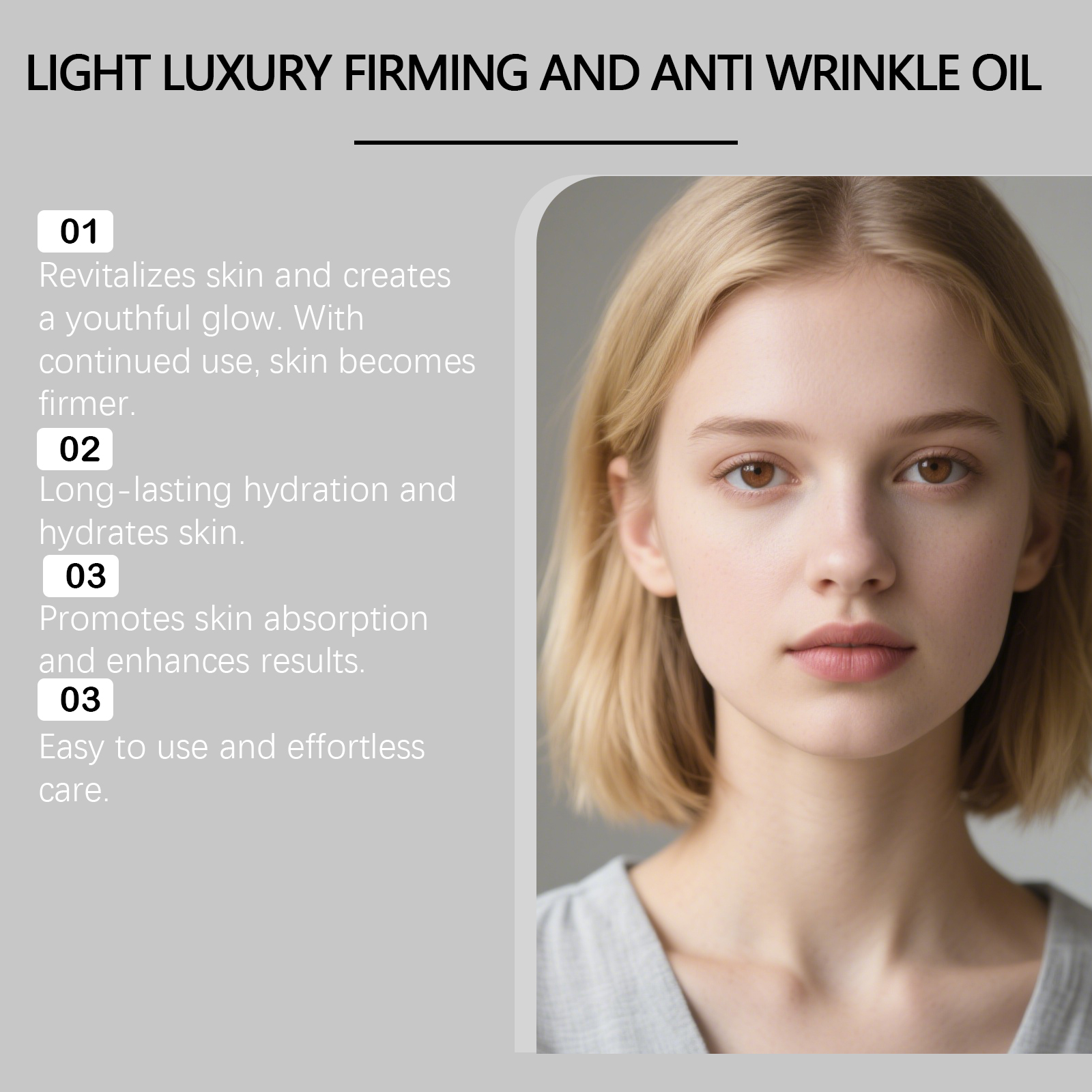Firming Facial Care Oil Liftin - Silk Press Serum avis et prix