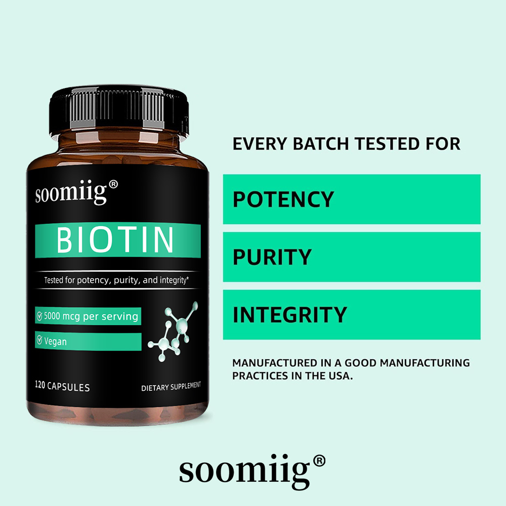 Vegan Biotin Supplement 5000 M - Hair Care Vitamin avis et prix