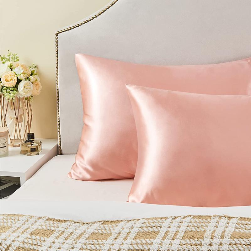 New 2pcs Nordic Pure Emulation - Satin Pillowcase Silk avis et prix